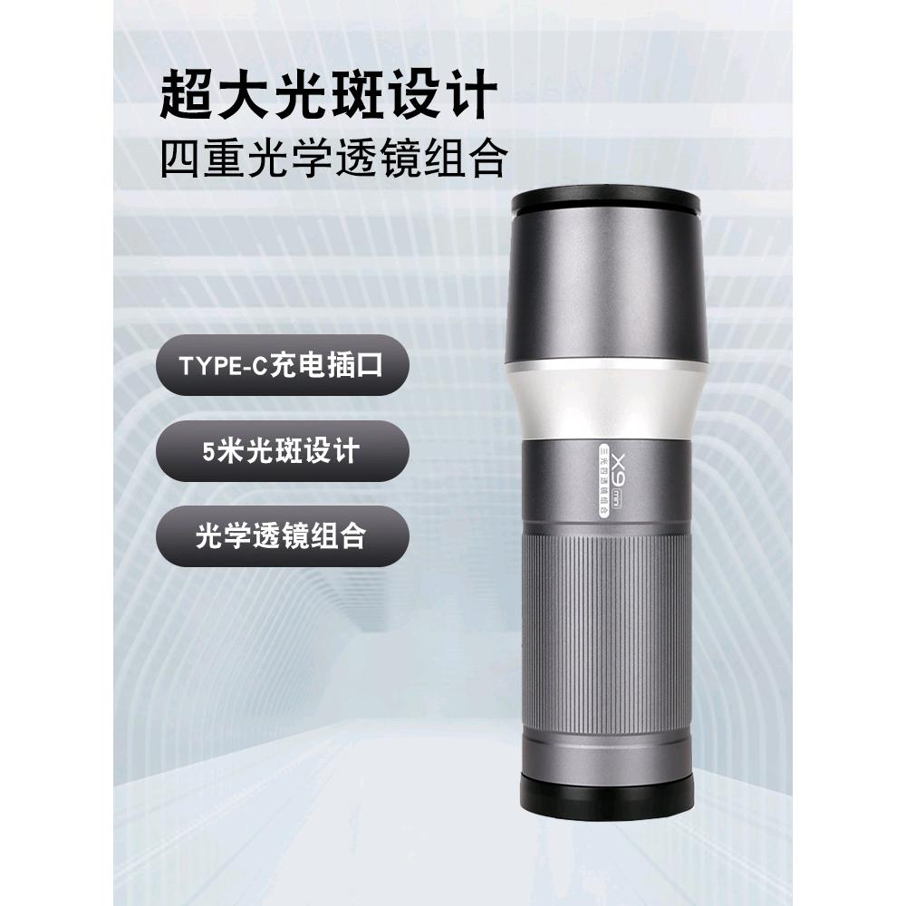 三友X9mini四透镜三光源高续航大光斑夜钓激光炮夜钓灯户外作专业