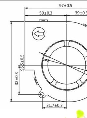 BFB1012M/H/HH/VH/EH/UH涡轮12V鼓风机9733风扇烧烤暧炉抽风