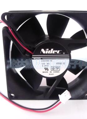正品NIDEC 8025 8CM厘米12V变频器0.29A机箱E34398-16散热风扇