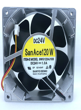9WG1224J103 24V铝框原装日本三洋SANYO GR350焊机变频器专用风扇
