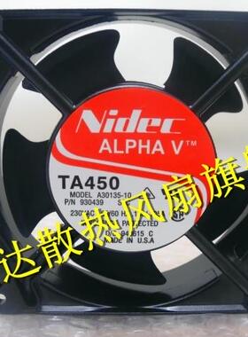 Nidec TA450 A30135-10 12038 AC230v 130/.105A 全金属交流风扇*