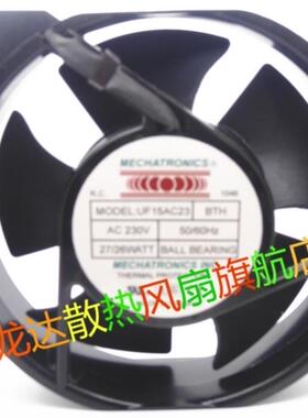 MECHATRONICS风机UF15AC12/C23 BTH 17238 115V/230V散热17CM风扇