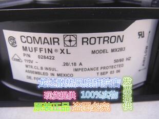 MX2B3 AC115V 原装美国康姆罗顿COMAIR 120*120*38MM铝框交流风扇