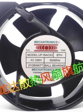 MECHATRONICS风机UF15AC12/C23 BTH 17238 115V/230V散热17CM风扇