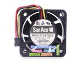 4CM 三洋9PH0412N7D05 4015 12V 大风量散热风扇 全新 0.26A 原装