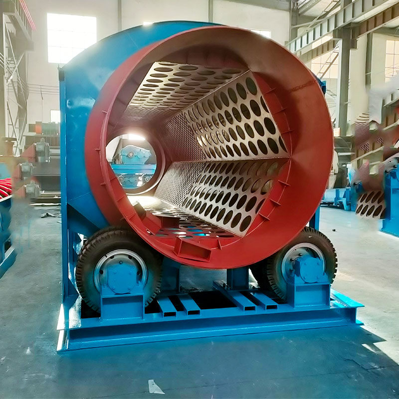 6米长圆桶过滤六角滚筒筛建筑垃圾分类筛选机 2060无轴砂石滚筒筛