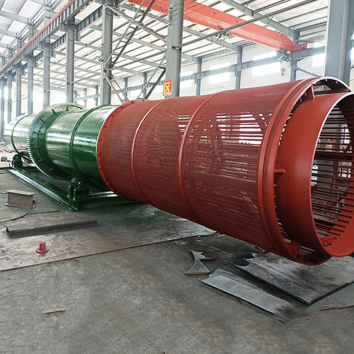 清洗筛分土壤建筑渣土用大型圆筒洗石机无轴滚筒洗泥筛石机分离机