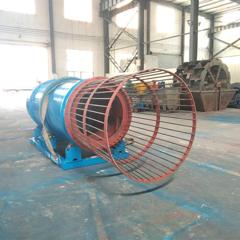 泥石分离机小型洗大石头圆桶洗矿机 矿石拌机清洗机带1.5米筛脱水