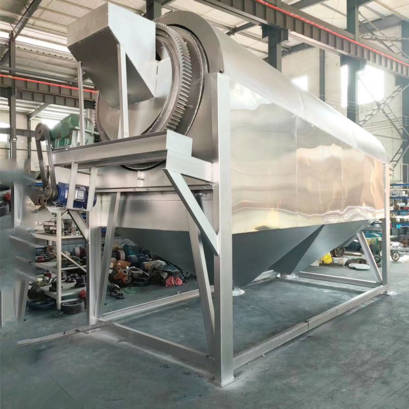 干料分筛机挡尘滚筛机封闭式