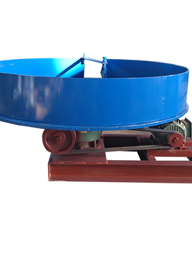 kr-1300加挡板刮板电动转盘式圆盘给料机 离心盘给矿机沙厂喂料机