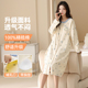 春夏天纯棉长袖 芬腾可安春秋季 月子服睡衣女款 产后哺乳家居服孕妇