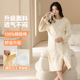 纯棉长袖 芬腾可安春秋季 孕妇月子服睡衣女款 产后哺乳家居服春夏天