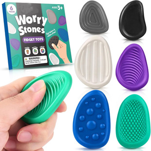 Fidget Toys Sensory Stone Textured Worry for Autism Kids玩具