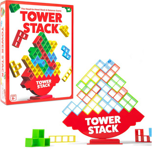 Tower Stack Fun Stacking and Building Toys Family Game Night