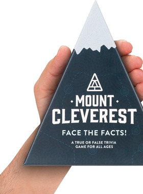 Mount Cleverest True or False Trivia Game Family Card Game