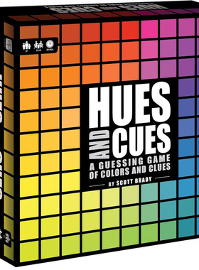 HUES and CUES Vibrant Color Guessing Board Game Connect toys