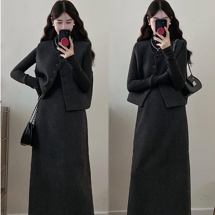 大码胖mm秋季新款小香风