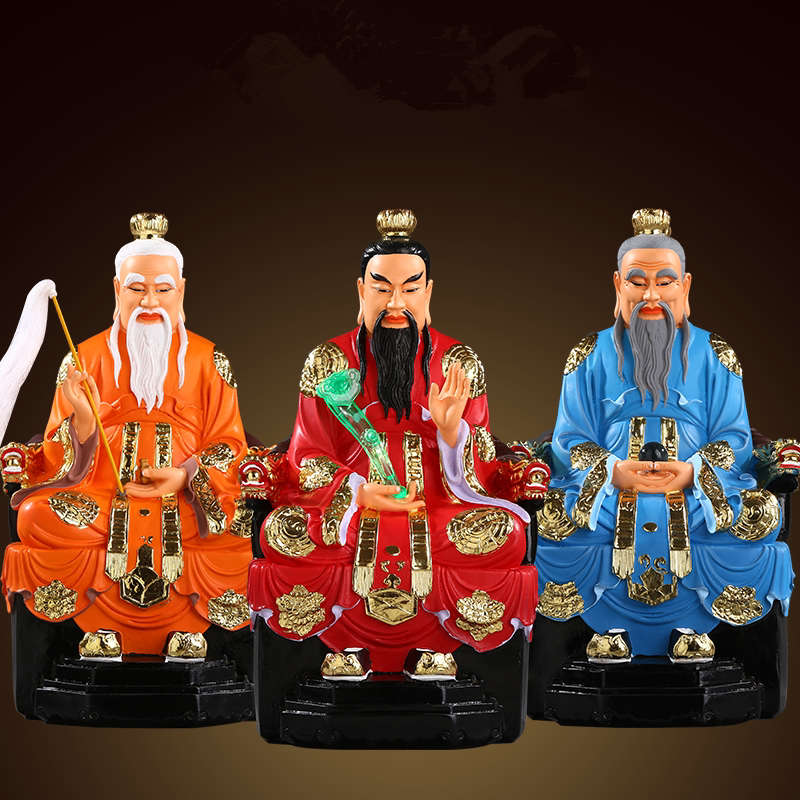 三清道祖善吉树脂寺庙佛像
