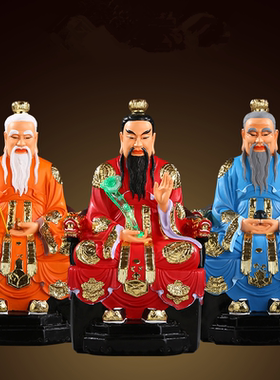 三清道祖善吉树脂寺庙佛像