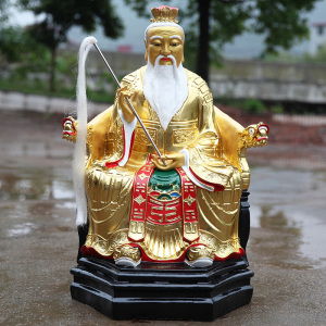 寺庙树脂供奉德天尊佛像