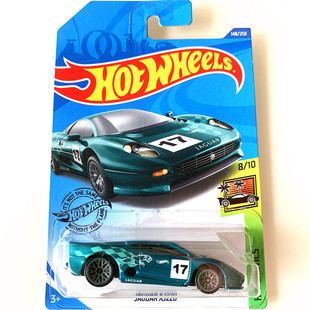 C49829Q批次美泰风火轮火辣合金小跑车模JAGUAR捷豹XJ220H现货