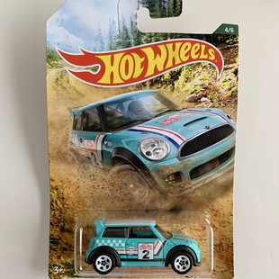 challenge hotwheels风火轮拉力赛车GDG44合金车模mini cooper
