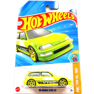 HOTWHEELS风火轮合金小跑车模C498202D25KA本田HONDA思域CIVIC EF
