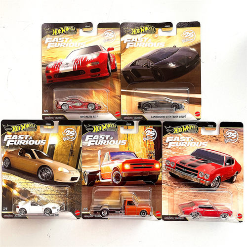 风火轮GBW75速度与激情车模HNW46