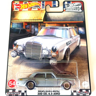 hotwheels风火轮GJT68林荫大道BLVD珍藏车模奔驰罗密欧丰田速霸