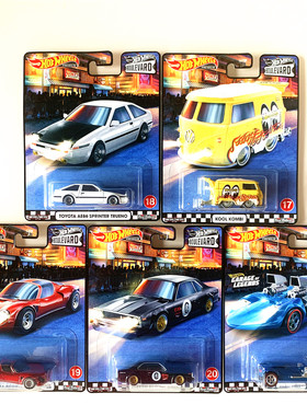 hotwheels风火轮挚爱之选GJT68珍藏版合金车模林荫大道4丰田AE86