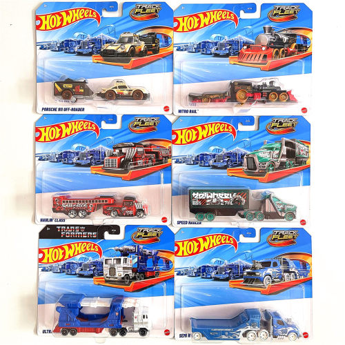 风火轮合金车模 HYT56轨道卡车 2026款E 通天晓 沃尔沃 hotwheels