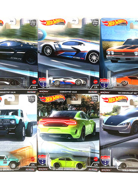 HotWheels风火轮汽车文化车模FPY86美国特斯拉ROADSTER克尔维特