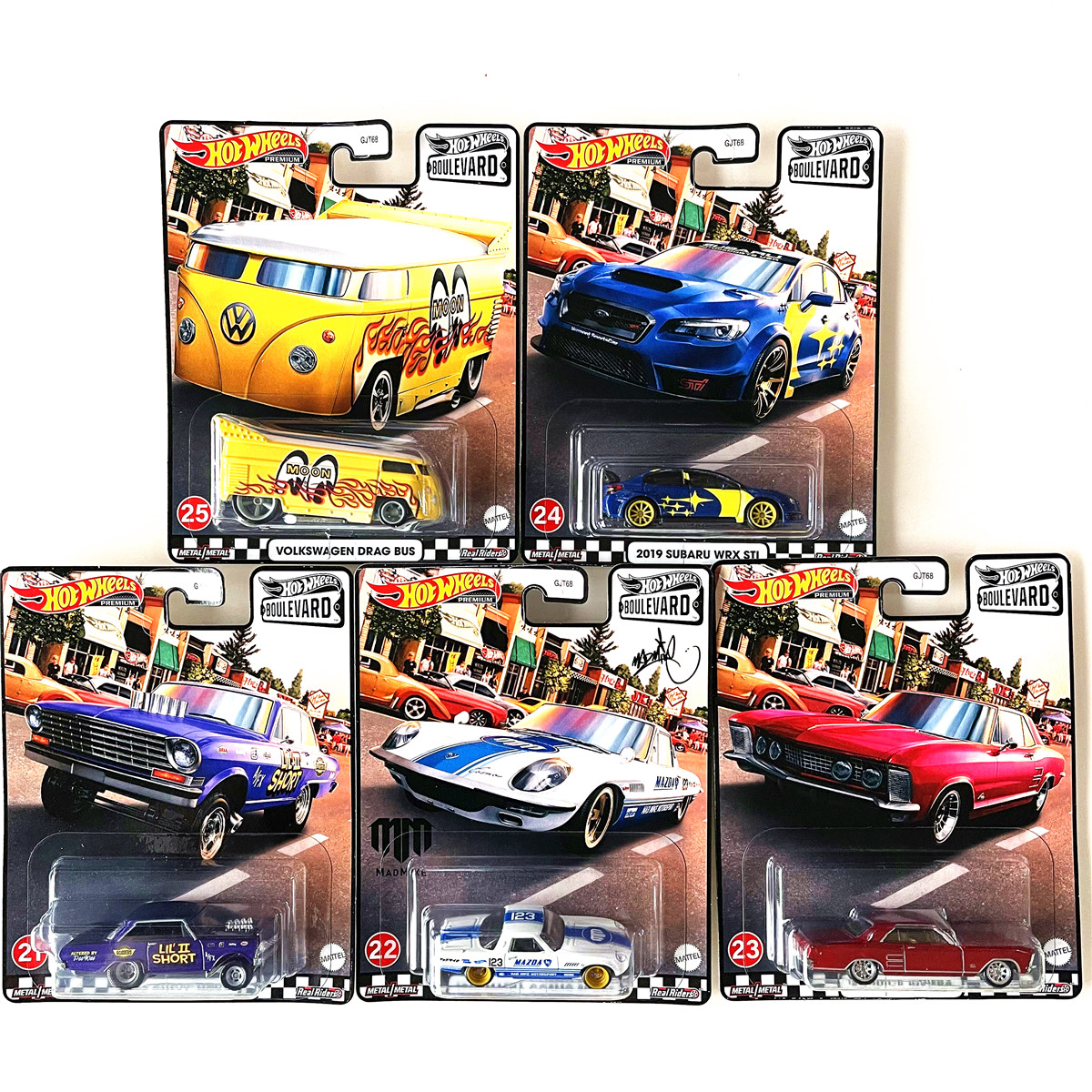 hotwheels风火轮斯巴鲁月亮合金