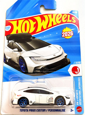 C4982风火轮2026D合金小跑车模TOYOTA丰田PRIUS普锐斯混动车