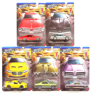 风火轮GRT01福特野马60周年BOSS合金小汽车模型BMW宝马庞蒂亚克