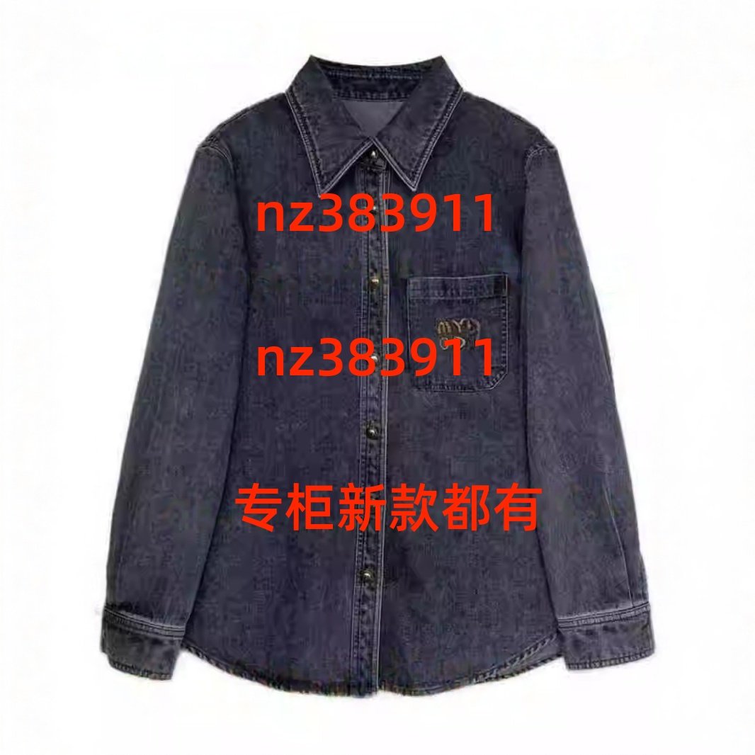 MYNODE蔓诺蒂2025冬装新款国内专柜牛仔衬衫510118816 吊589