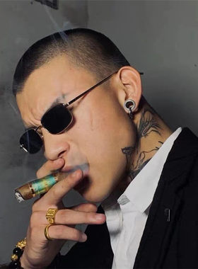 墨镜同款复古风社会人网红太阳镜