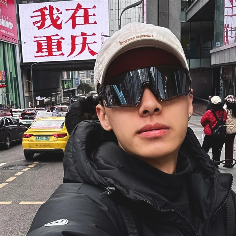 骑行变色眼镜日夜两用韩版夜骑自行车男偏光墨镜女防风护目太阳镜