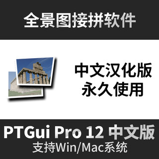 PTGui Pro 12中文版VR全景图制作拼接软件 Win/Mac 支持M1/M2