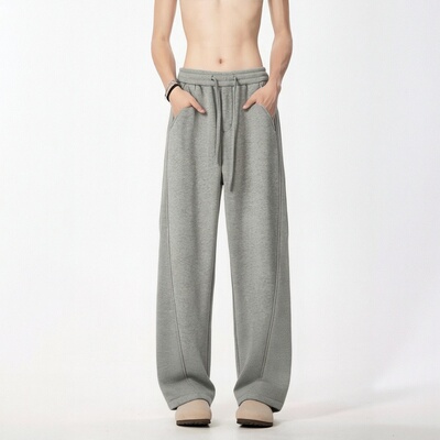 2026新款男宽松垂感阔腿休闲裤