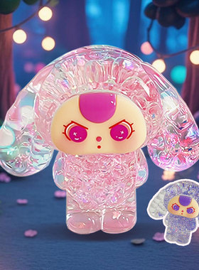 创意可爱泡桌面摆件办公卧室饰品