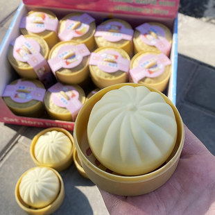 解压包子捏捏乐趣味仿真彩色小笼包搞怪创意捏捏减压神器网红好玩