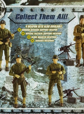 新款1比18bbi军事模型关节可动人偶手办成品暗源儿童玩具男孩现货