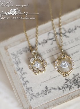 925纯银镀金项链两款入