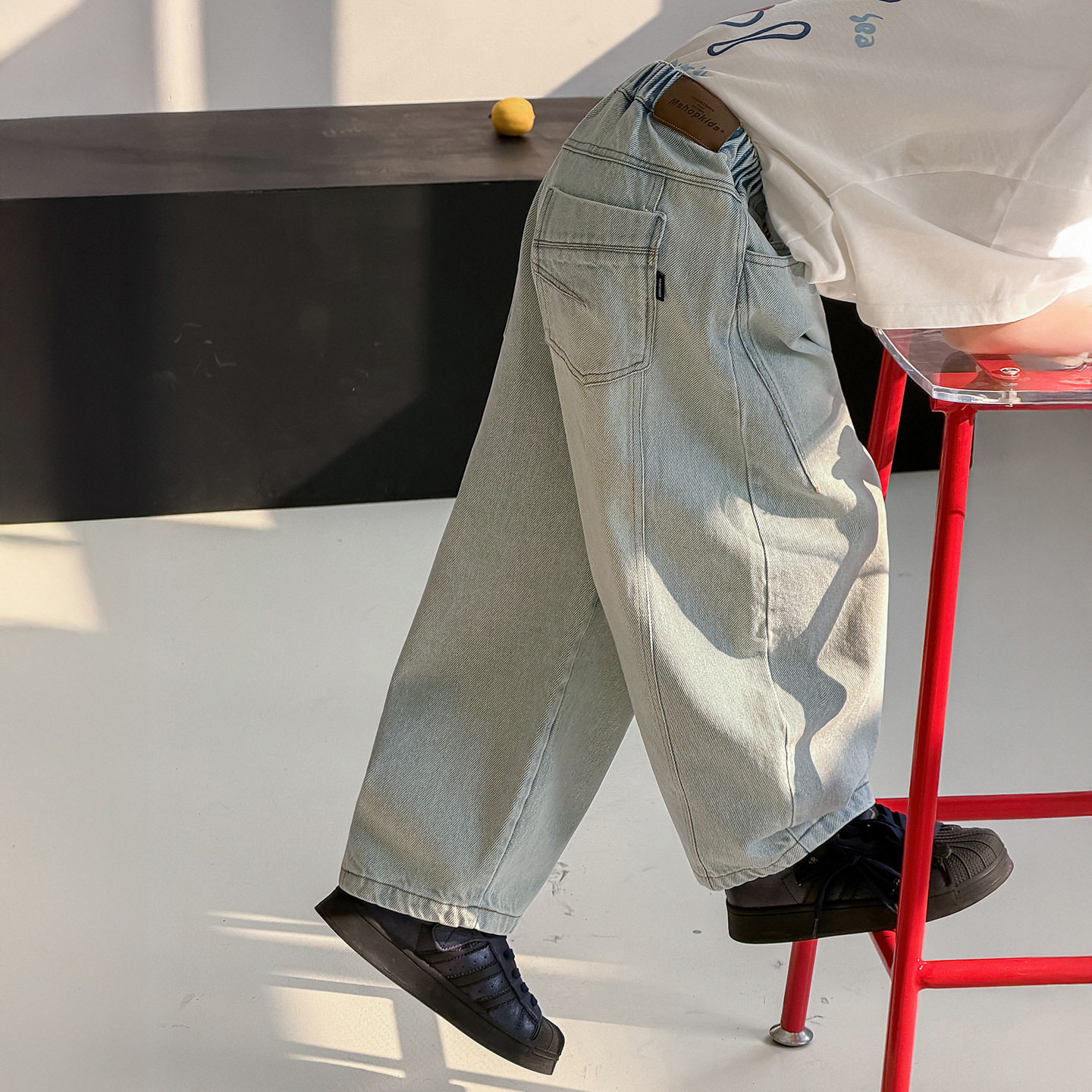 棉小铺男童牛仔裤春季韩版儿童裤子2026新款童装个性潮酷弯刀裤,童装/婴儿装/亲子装,儿童牛仔裤,淘宝优惠券,粉丝福利购,淘宝优惠卷