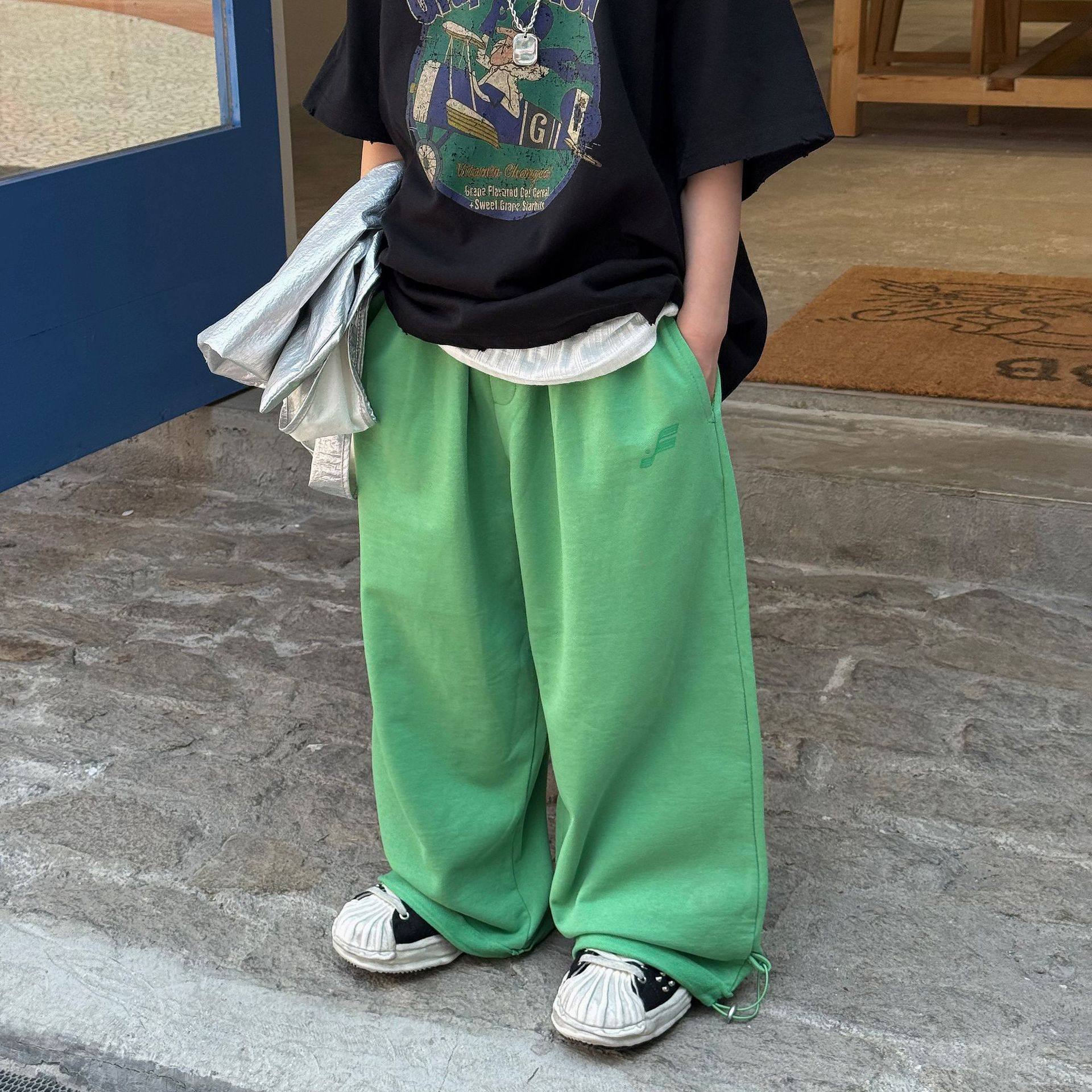 泰如2026春季新款儿童纯色休闲裤男童帅气百搭宽松束脚裤,童装/婴儿装/亲子装,裤子,淘宝优惠券,粉丝福利购,淘宝优惠卷