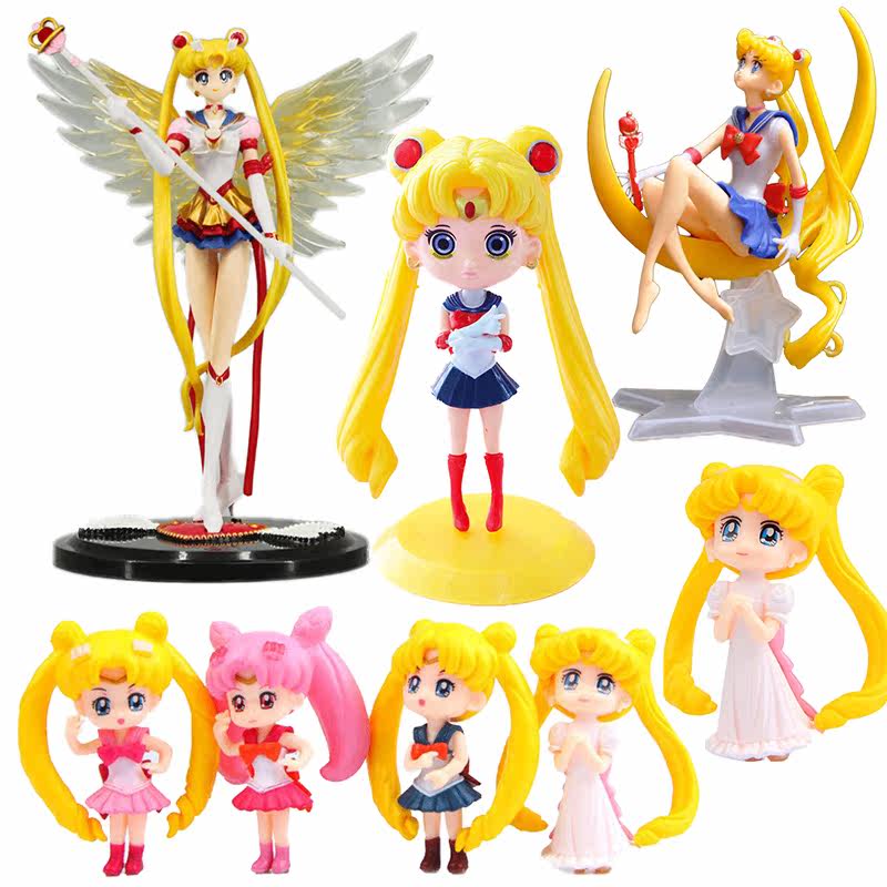 Moon Light Sailor Moon Cake decorate Decoration Q version Water ice on Hare princess Dessert Scene plug-in unitin the Festive supplies/Gift , Dress supplies  category - from Buy2taobao.com to provide professional Taobao agent buy service