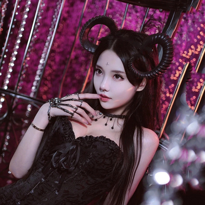 暗黑万圣节头饰发箍cosplay发饰