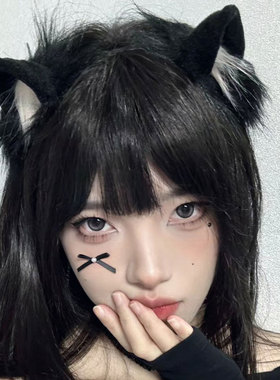 猫耳娘甜美兽耳发箍可爱毛绒耳朵