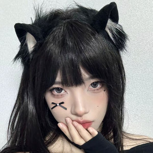 猫耳娘甜美兽耳发箍可爱毛绒耳朵